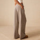 🎉 Last Day Promotion-50% OFF 🎉Women’s Casual Soft Wide-Leg Pants With Drawstring