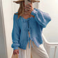 🍂Autumn Hot Sale 50% OFF💖Women's Long Sleeve Tie Front Knit Sweater🧶