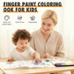 💥Christmas Sale 50% OFF🖍️Finger Paint Coloring Book for Kids ✨Creative holiday fun! Mess-free finger painting🎄