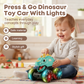 🎅LAST DAY SPECIAL PRICE 50% OFF! 🔥Press & Go Dinosaur Toy Car With Lights🦖