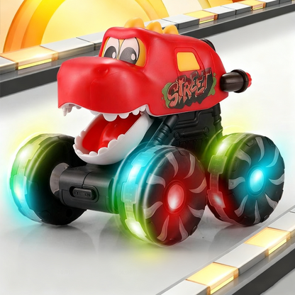 🎅LAST DAY SPECIAL PRICE 50% OFF! 🔥Press & Go Dinosaur Toy Car With Lights🦖