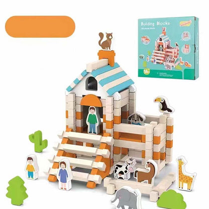 🎁Christmas Hot Sale 50% OFF🎅Educational Wooden Building Blocks