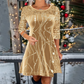 👗🎁Christmas Hot Sale 60% OFF NOW! ⏰ Elegant Sequin A-Line Dress - Stunning Shimmer & Perfect Fit, Ideal for Parties and Galas ✨