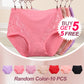 🌸🖤Black Friday Buy 1 Get 3 Packs💥Plus Size High Waisted for Women with Cotton Crotch Briefs for Middle Aged and Elderly
