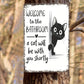 💝Vintage Highland Cow Sign – Funny"Are You Pooping?" Wall Decor😂