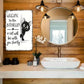 💝Vintage Highland Cow Sign – Funny"Are You Pooping?" Wall Decor😂