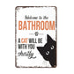 💝Vintage Highland Cow Sign – Funny"Are You Pooping?" Wall Decor😂