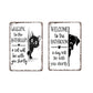 💝Vintage Highland Cow Sign – Funny"Are You Pooping?" Wall Decor😂