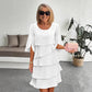 🌺Hot Sale 60% OFF💐Women's Elegant Layered Ruffle Sleeve Dress