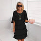 🌺Hot Sale 60% OFF💐Women's Elegant Layered Ruffle Sleeve Dress
