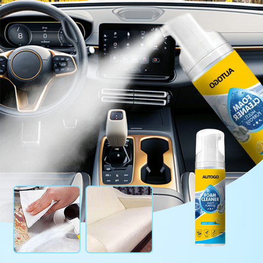 ⏳LAST DAY SALE 60% OFF !!📢🚗Powerful & Multipurpose Car Interior Foam Cleaner