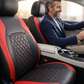 ⭐ 2026 Bestseller | 9-Pieces Full Set Universal Fit Leather Seat Covers | Refresh Your Car Interior 🔥