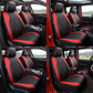 ⭐ 2026 Bestseller | 9-Pieces Full Set Universal Fit Leather Seat Covers | Refresh Your Car Interior 🔥
