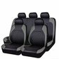 ⭐ 2026 Bestseller | 9-Pieces Full Set Universal Fit Leather Seat Covers | Refresh Your Car Interior 🔥