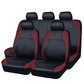⭐ 2026 Bestseller | 9-Pieces Full Set Universal Fit Leather Seat Covers | Refresh Your Car Interior 🔥