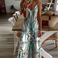 ⏰Last Day Promotion 60% OFF 🎉Women’s Retro Print V-Neck Sleeveless Maxi Dress