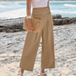 🌸Spring Hot Sale-50% Off💃Women's Casual High-Waisted Straight-Leg Cropped Pants