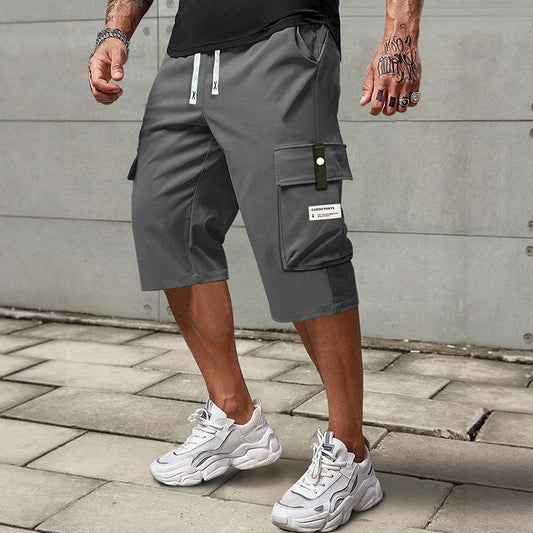 ⏳LAST DAY SALE 60% OFF !!📢Men's Casual Drawstring Capri Cargo Pants