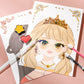 👑 50% OFF NOW! 🎨 Princess Makeup & Diamond Painting Craft Kit – Mess-Free Paper Play, Realistic Fun for Girls ✨