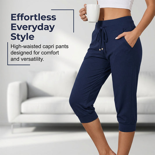 🏆 Hot Sale - 60% OFF ✨Drawstring Waist Cropped Sweatpants for Lounging