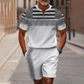👕Summer Hot Sale 60% OFF⭐Men's Quarter-Zip Shirt & Shorts Set