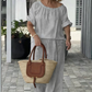 ⏳Time-Limited Special Sale 70% OFF⏰Women's Drawstring Top & Pants 2-Piece Set🌸