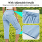 ⏳Limited-time Sale: ONLY ￡13.99!! ✨Womens Lightweight Capris Daily&Travel Quick Dry Cargo Pants with 6 Pockets 👖🌿