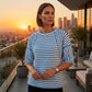 🔥HOT SALE 60% OFF✨Women's Striped Relaxed Fit T-Shirt