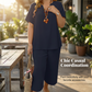 ⏳Limited Time 60% Off! 💥Women's Casual Short Sleeve Top & Wide Leg Pants Set