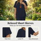 ⏳Limited Time 60% Off! 💥Women's Casual Short Sleeve Top & Wide Leg Pants Set