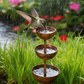 🔥 Last Day Promotion-60% OFF✨☔️3-Tier Rustic Metal Bird Feeder & Drinker Stake