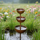🔥 Last Day Promotion-60% OFF✨☔️3-Tier Rustic Metal Bird Feeder & Drinker Stake