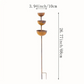 🔥 Last Day Promotion-60% OFF✨☔️3-Tier Rustic Metal Bird Feeder & Drinker Stake