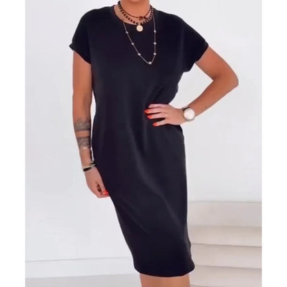 🔥Hot Sale 50% OFF⏳Women's Casual Short Sleeve T-Shirt Dress