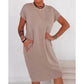 🔥Hot Sale 50% OFF⏳Women's Casual Short Sleeve T-Shirt Dress