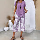 🥳SUMMER HOT SALE 50% OFF! 🔥Casual Round Neck Layered Tunic Top and Wide Leg Pants Set