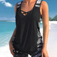 ⏰LAST DAY 60% OFF🏖️Miraclesuit Women's Tummy Control Tankini Set with Built-In Bra – Flattering Boho Swimwear with Shorts