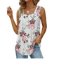 🏖️SUMMER HOT SALE 60% OFF!!👕Women's Square Neck Sleeveless Vest T-Shirt✨Soft Stretchy Basic Camisole All-Match Daily Commute Holiday Outfit🇬🇧