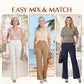⏳LAST DAY SALE 60% OFF !!📢Women's Perfect Drape High Rise Ultra Soft Pull-On Pants