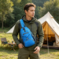 🎒 50% OFF NOW! 💧Unisex Outdoor Sling Crossbody Bag – Multi-Pocket, Water-Resistant, Breathable Back 🌦️