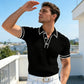 ⏳LAST DAY SALE 60% OFF !!📢💥Men's Tipped Collared Shirt
