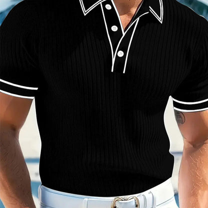⏳LAST DAY SALE 60% OFF !!📢💥Men's Tipped Collared Shirt