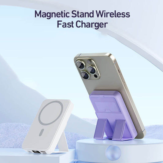 ⏳ Limited Time 60% Off! 💥22.5W 10000mAh Magnetic Wireless Charging Mobile Power with Stand