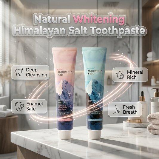 🎉60% OFF FLASH SALE! ✨Natural Mineral Salt Toothpaste with Mint for Fresh Breath