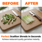 🔥2026 Hot Sale 60% OFF🔥3-in-1 Scallion Shredder & Peeler Kitchen Tool