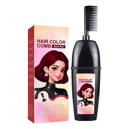 🎉This Week's Special Sales - 60% OFF✨3-in-1 Hair Dye Comb
