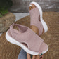 ⏳LAST DAY SALE 60% OFF!🔥🔥Women's Breathable Knit Platform Sandals