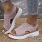 ⏳LAST DAY SALE 60% OFF!🔥🔥Women's Breathable Knit Platform Sandals