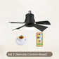 ⏳💥Summer Hot Sale 60% OFF❄️2-in-1 Portable Ceiling Fan & Light With Remote Control