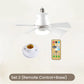 ⏳💥Summer Hot Sale 60% OFF❄️2-in-1 Portable Ceiling Fan & Light With Remote Control